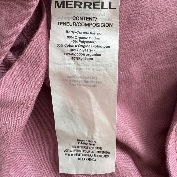 Merrell Organic Cotton T-Shirt - Size XL - Picture 4 of 5